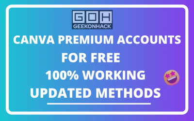 5 Best Methods To Get Canva Premium Account Free 2022