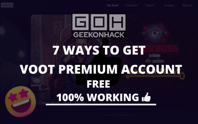 7 Working Ways to Get Voot Premium Account Free 2022 (100% working)